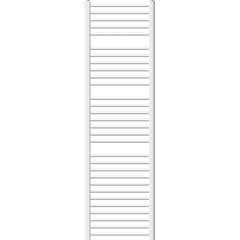 

ECD Germany Radiador Sahara - 500 x 1800 mm - Blanco - recto con conexión lateral 900 mm - Radiador toallero - Radiador de calefacción