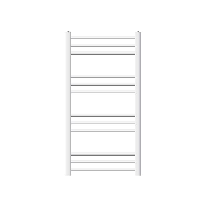 

Radiador toallero de baño- 500 x 800 mm - blanco - curvado - con conexión lateral - Secador de toallas Radiador de Calefacción - Ecd Germany