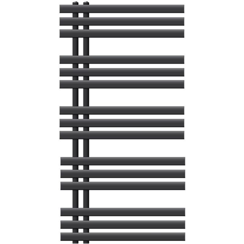 

Radiador toallero de diseño DHK Iron EM - 600 x 1200 mm - antracita - Radiador toallero decorativo de agua - diseño moderno - Ecd Germany