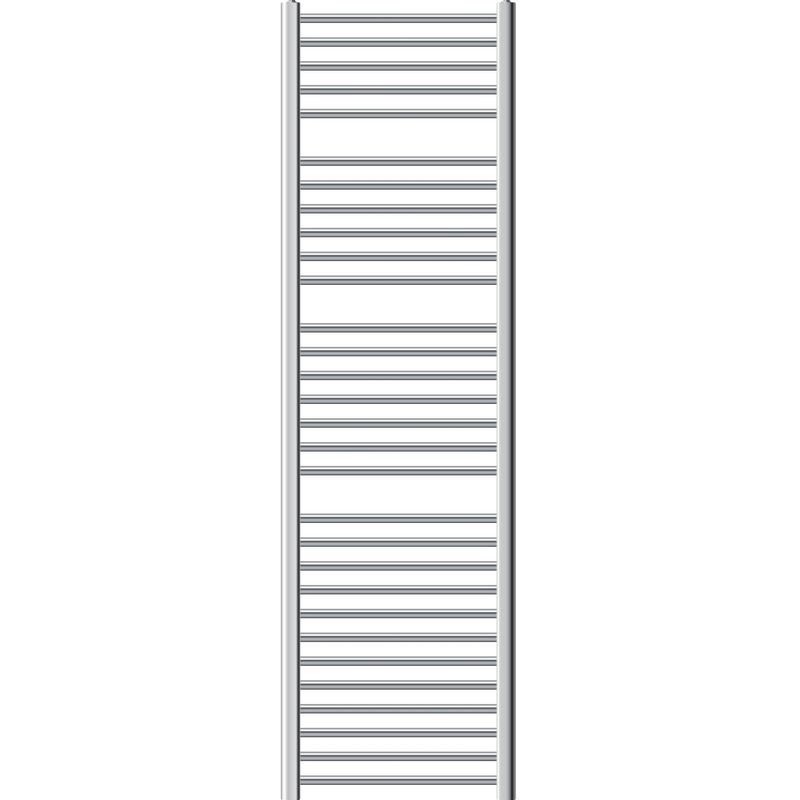 

ECD Germany Radiador toallero de diseño Sahara - 500 x 1800 mm - Cromo doblado con conexión lateral - secador de toalla