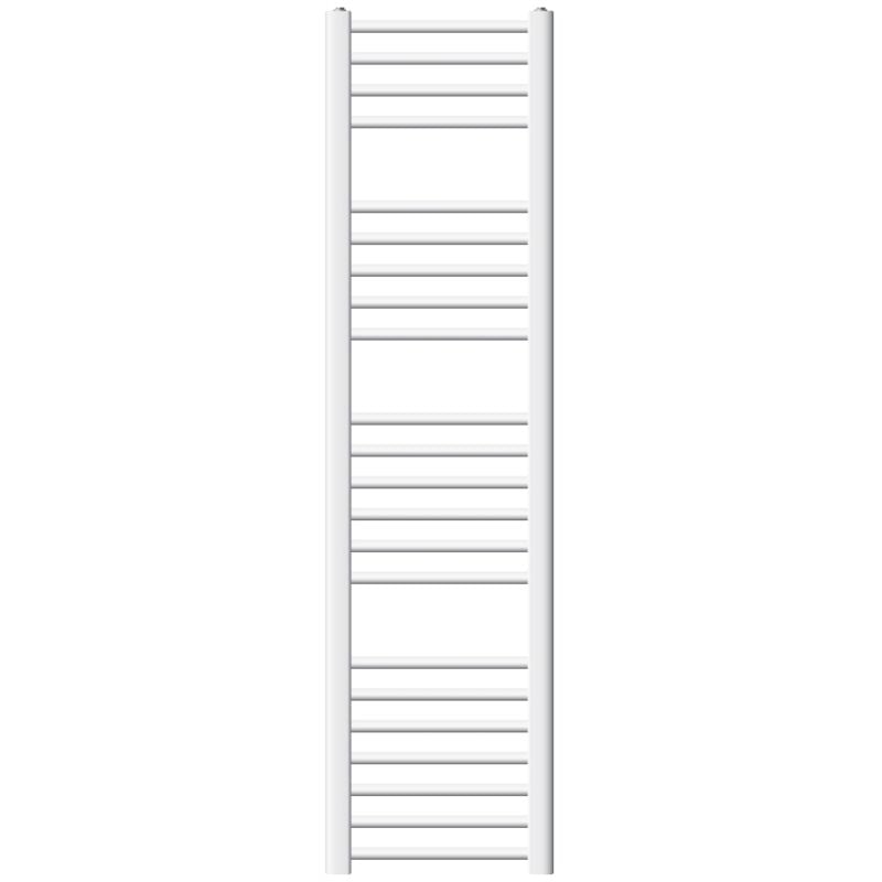 

Radiador toallero para baño - 300 x 1400 mm - blanco - recto con conexión lateral - secador de toallas Radiador moderno - Ecd Germany