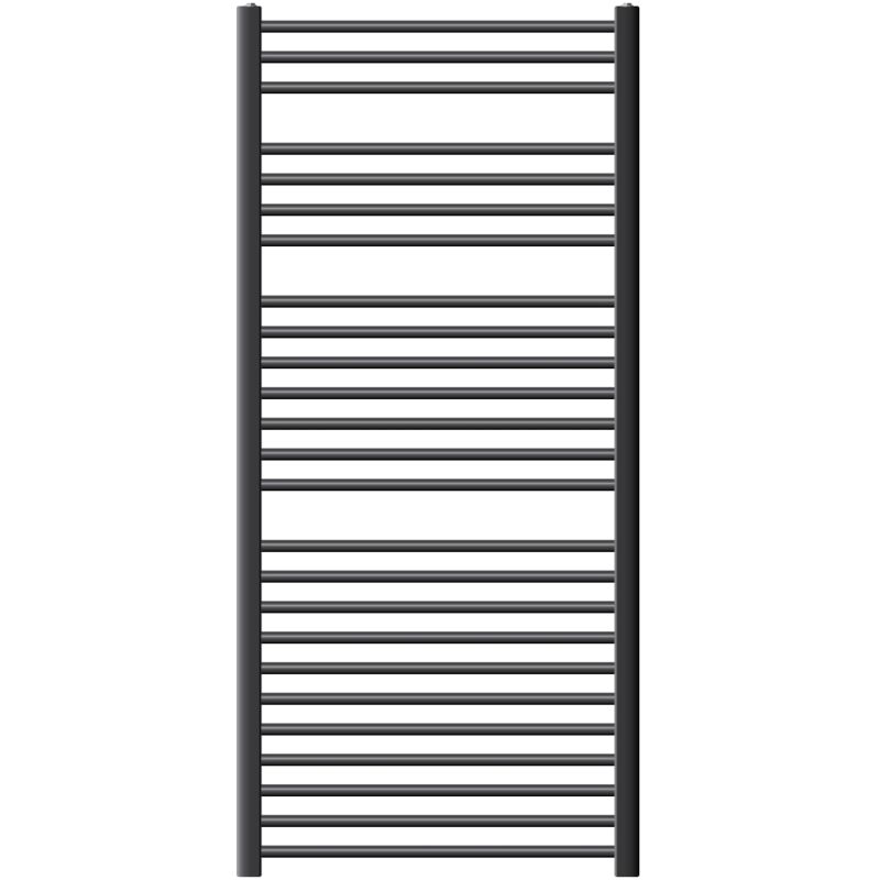 

ECD Germany Radiador toallero Sahara - 750x 1500 mm antracita - plano con conexión lateral - Radiadores de agua calefaccion