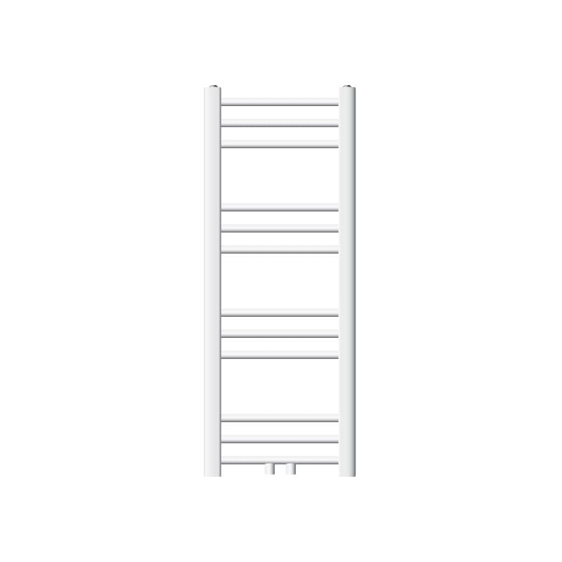 Ecd Germany Radiateur Design Sahara Non Electrique - 300 x 800 mm - Blanc - Connexion Central - sans Kit de Raccordement - Forme Droit - avec Kit de