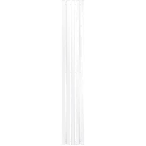 ECD Germany Radiateur Sèche-Serviettes Stella vertical - 260 x 1800 mm - Blanc - Design panneau plat - Radiateur Sèche Serviette - Pour Salle de Bain