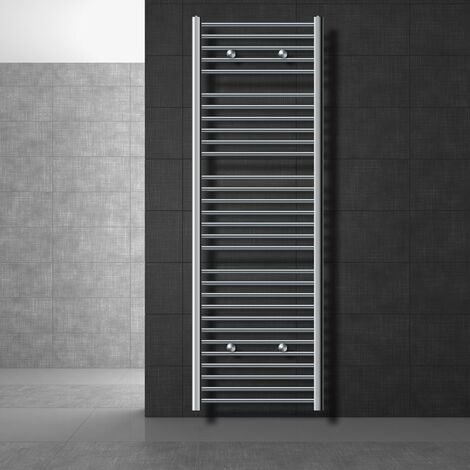 Radiatore Elettrico 300W Scaldasalviette Asciugabiancheria 600x1000 mm ECD Germany Radiatore da Bagno a Pannello Iron EM Design Elettrico 300W Scaldasalviette Antracite 600 x 1000 mm