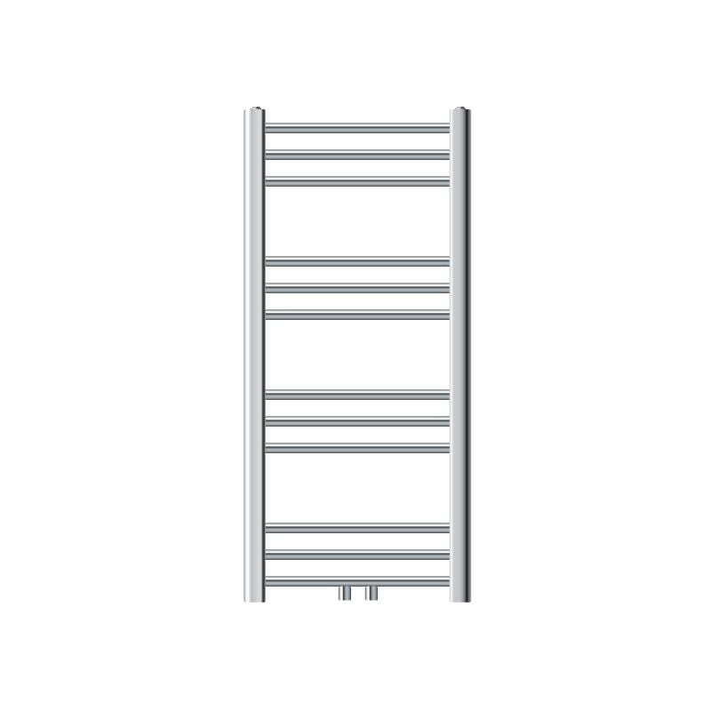 Radiatore Scaldasalviette Asciugabiancheria 400x1200 mm ECD Germany Radiatore Scaldasalviette Sahara Cromato Curvo con Chiusura Centrale 400 x 1200 mm