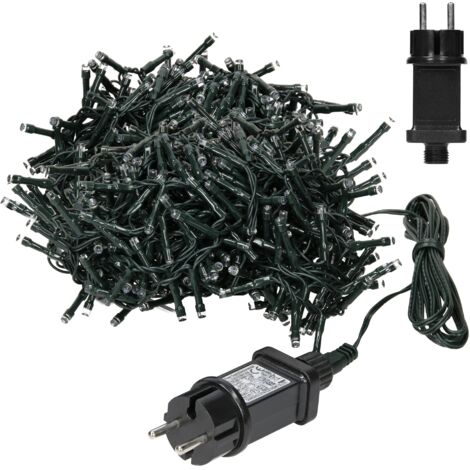ECD Germany Rideau Lumineux 12m 360 LED Lumière Blanche Chaude Effet Stalactites Pluie Glacée IP44 Étanche Intérieur Extérieur Façade Balcon Fenêtre Décoration Éclairage Guirlande Lumineuse de Noël