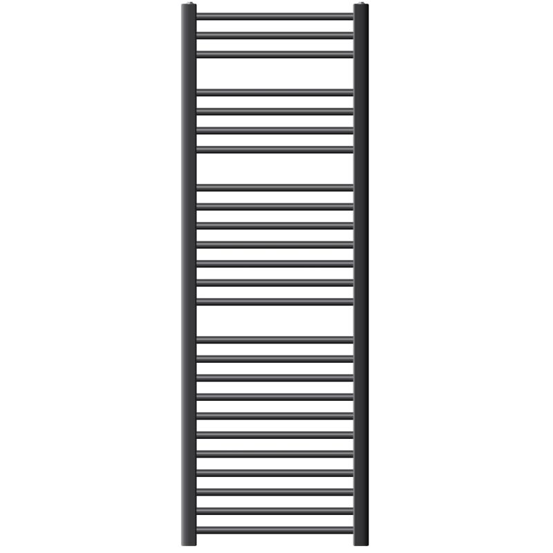 

Sahara Radiador de toallas - 500 x 1500 mm mm - Antracita - curvado - con conexión lateral - Radiador secador - Ecd Germany