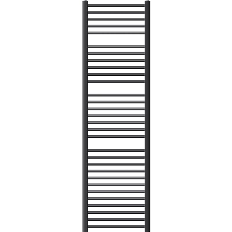 

Sahara Radiador de toallas - 500 x 1800 mm - Antracita - plano con conexión lateral - Radiador toallero para baño agua calefaccion - Ecd Germany