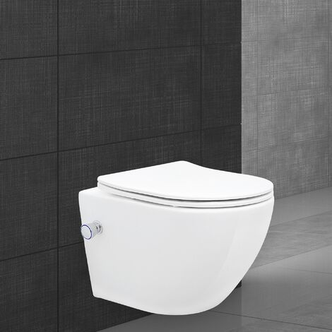 Kit 8 pezzi paracolpi PAR006 misti bianchi in plastica per Copriwater  sedile Wc by HYDRO HOME