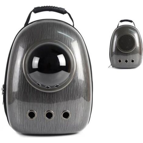 Ecent Sac à dos de voyage transport avec couvercle transparent / ABS pour chat 6,5 kg chien 6 kg