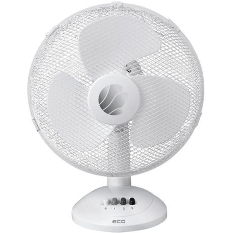 ECG FT 30A Tischventilator Weiß Leise