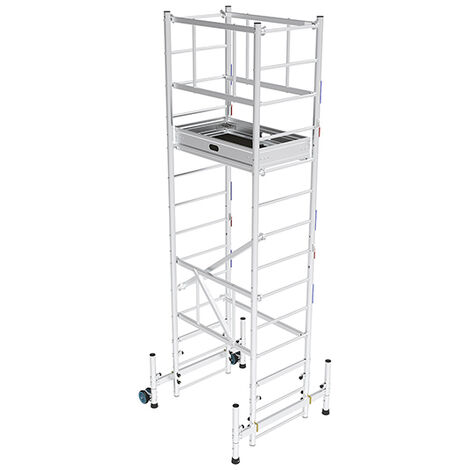 Echafaudage 3.37m hauteur plateau. 5.37m de hauteur travail maximale. - ME300