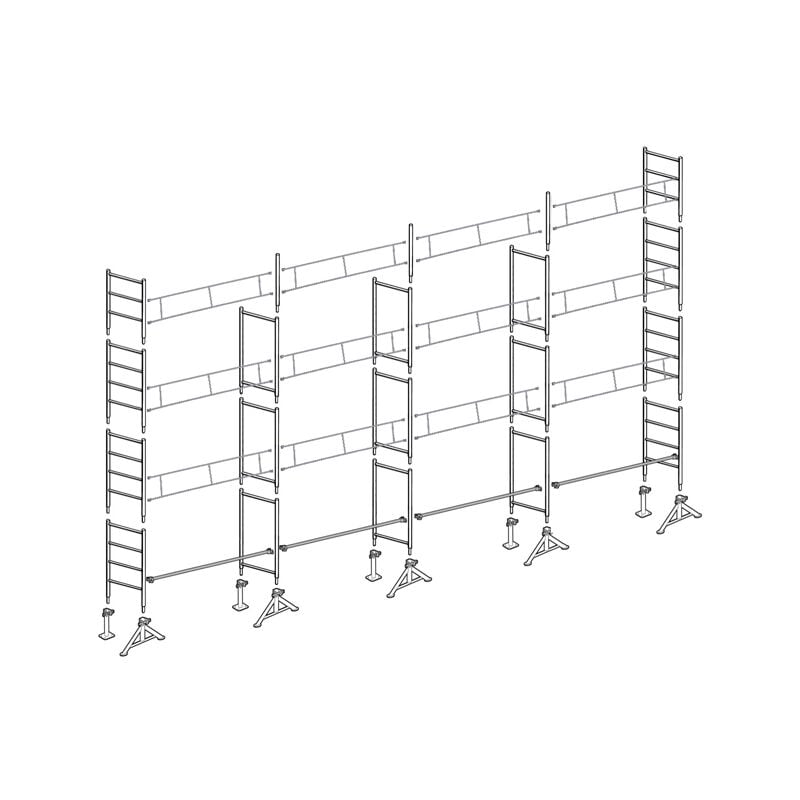 Echafaudage 49 de maçon 104 m² Top13x8