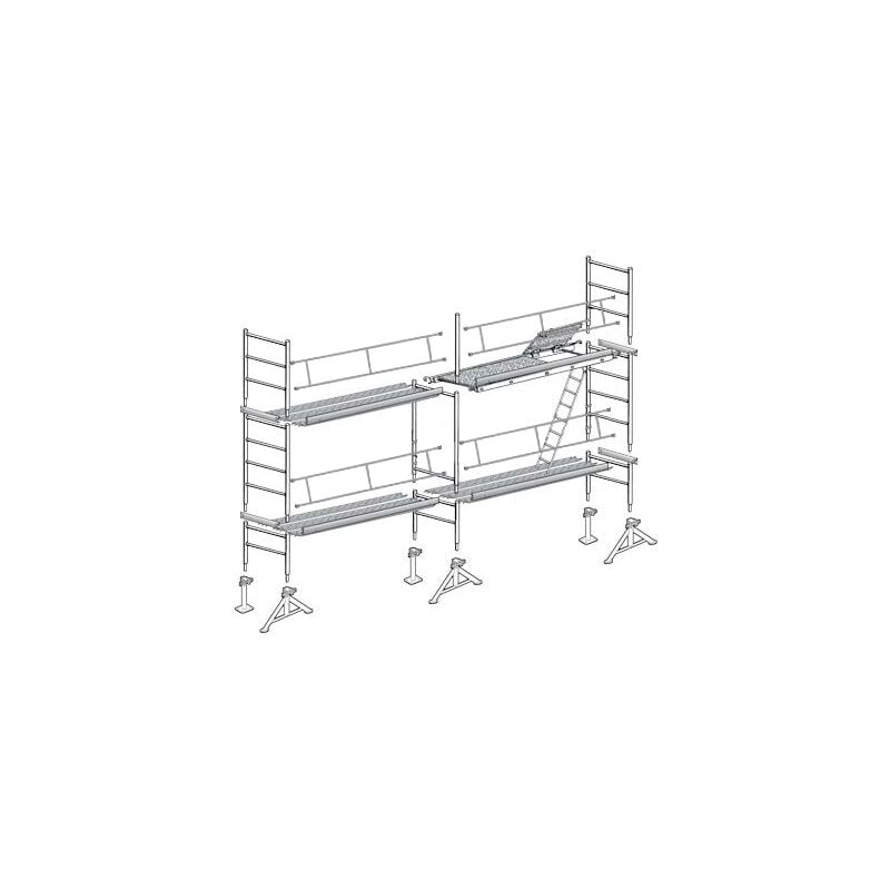 Echafaudage 49 de maçon 35 m² Top7x5c