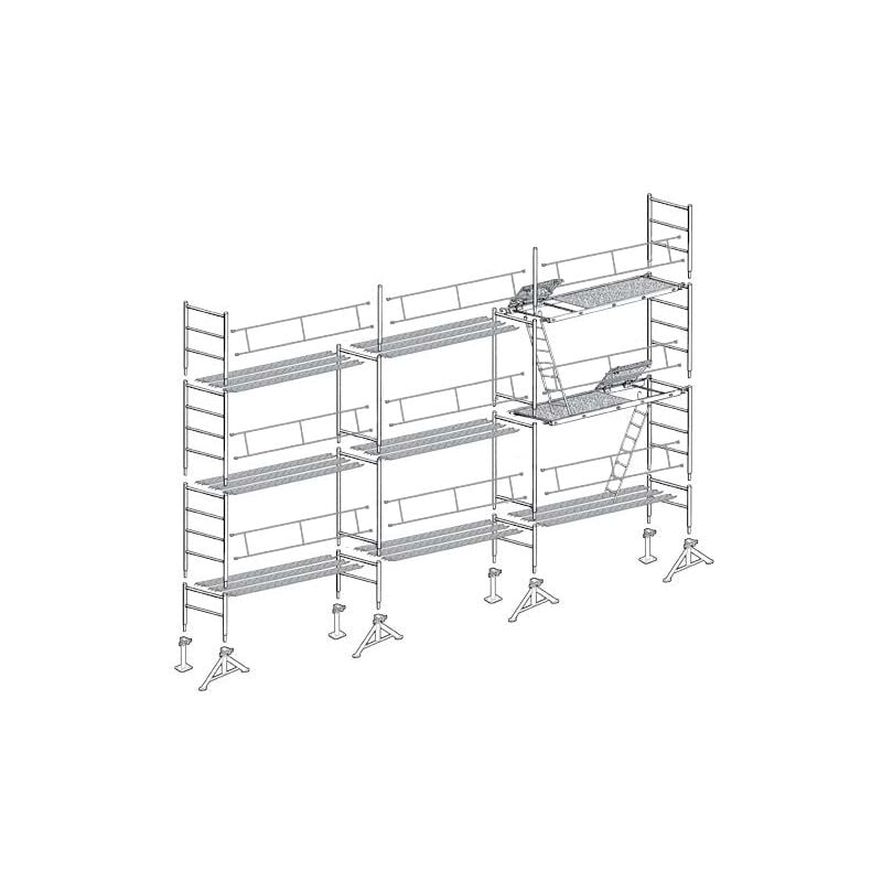 Echafaudage 49 de maçon 70 m² Top10x7c