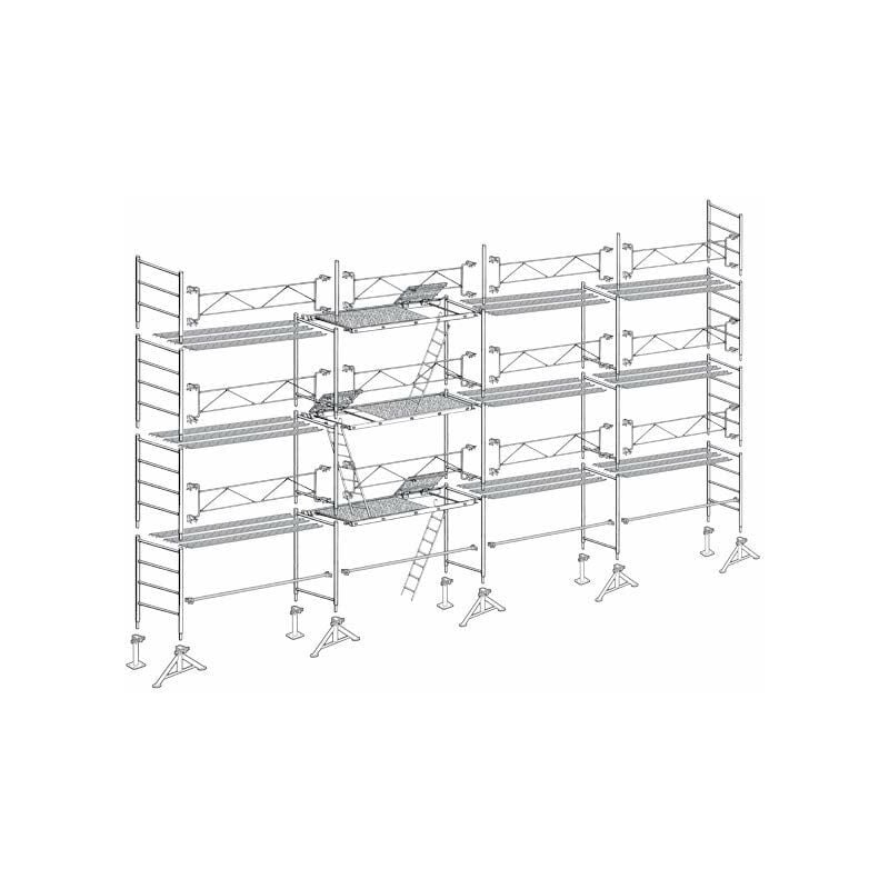 Chafaudage Altrad 49 maçon 104 m²