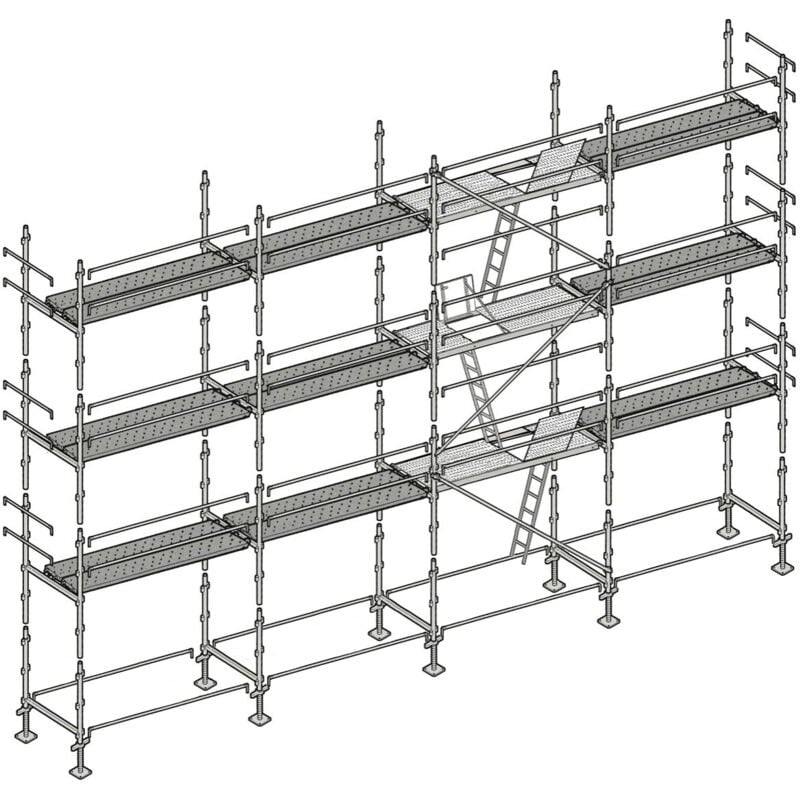 Chafaudage Altrad Façadier 104 m²