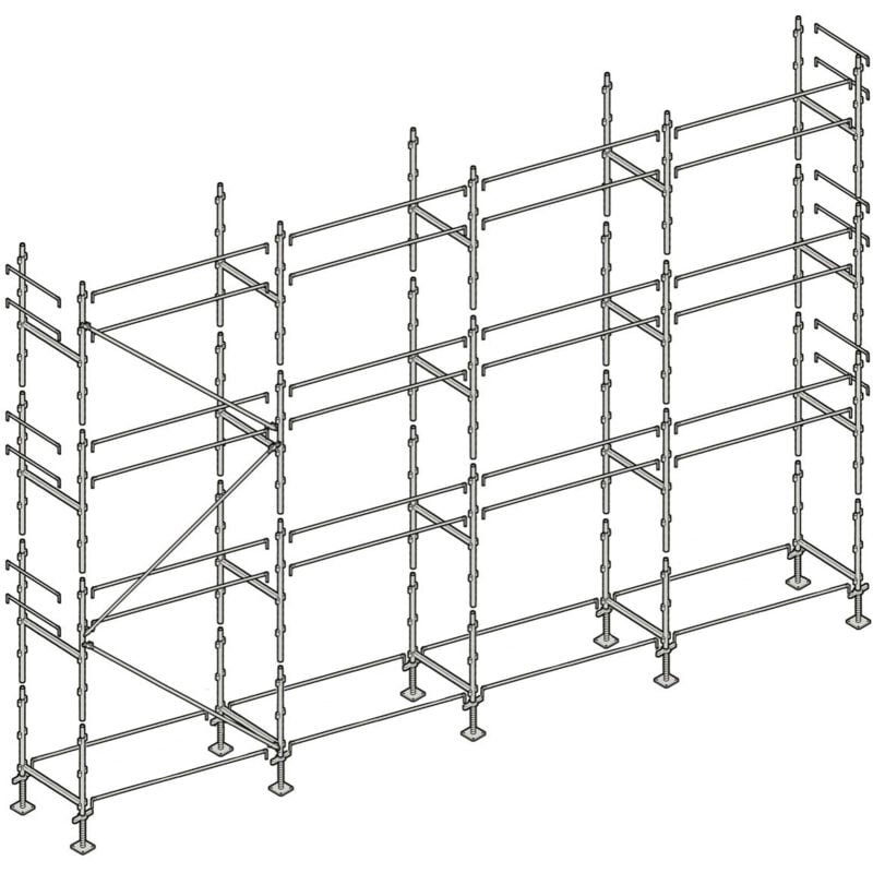 Chafaudage Altrad Façadier 104 m²