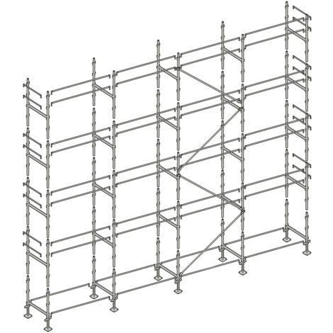 Échafaudage Altrad Façadier 130 m²