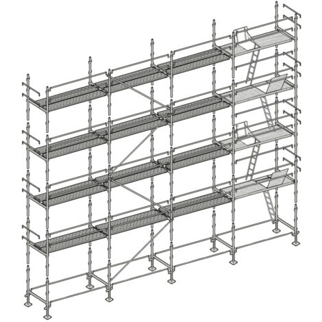 Échafaudage Altrad Façadier 130 m²