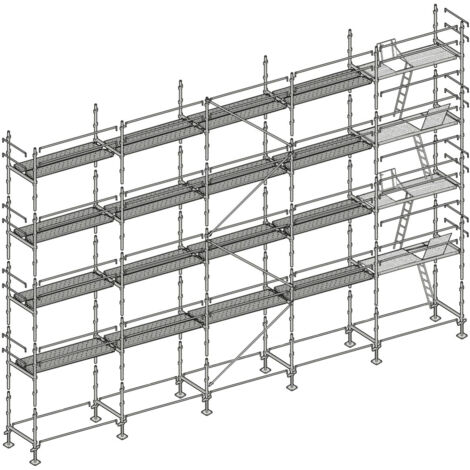 Échafaudage Altrad Façadier 160 m²