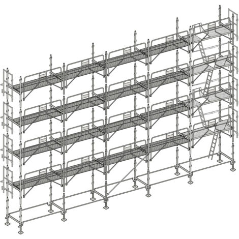 Échafaudage Altrad Façadier 160 m²