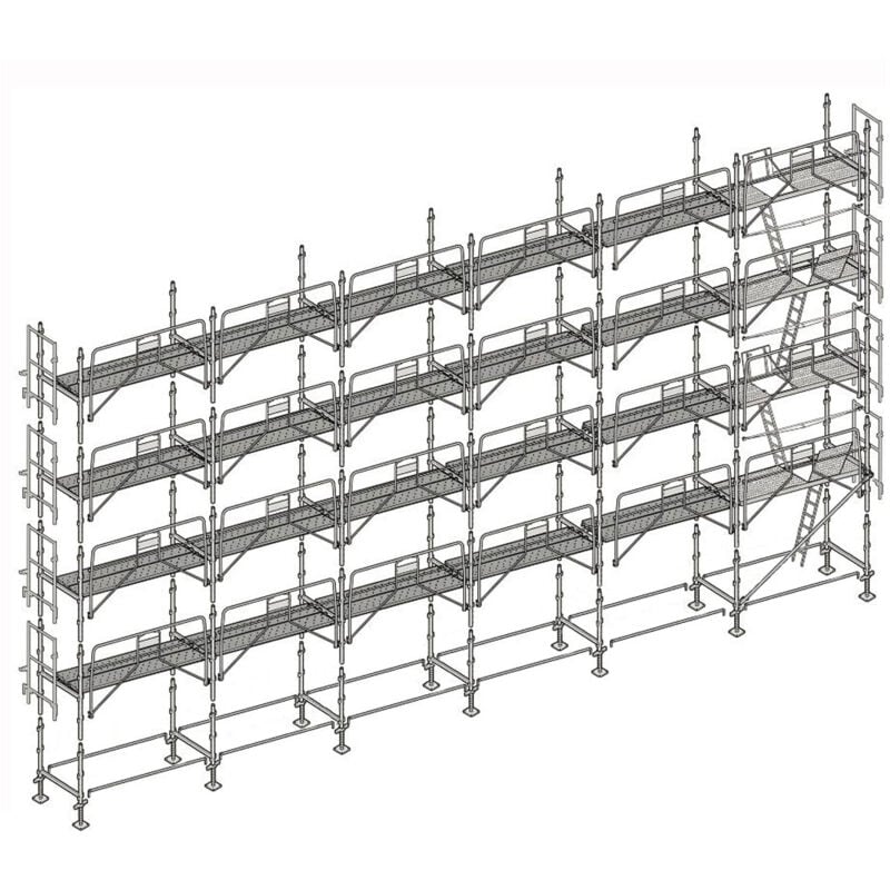 Chafaudage Altrad Façadier 190 m²