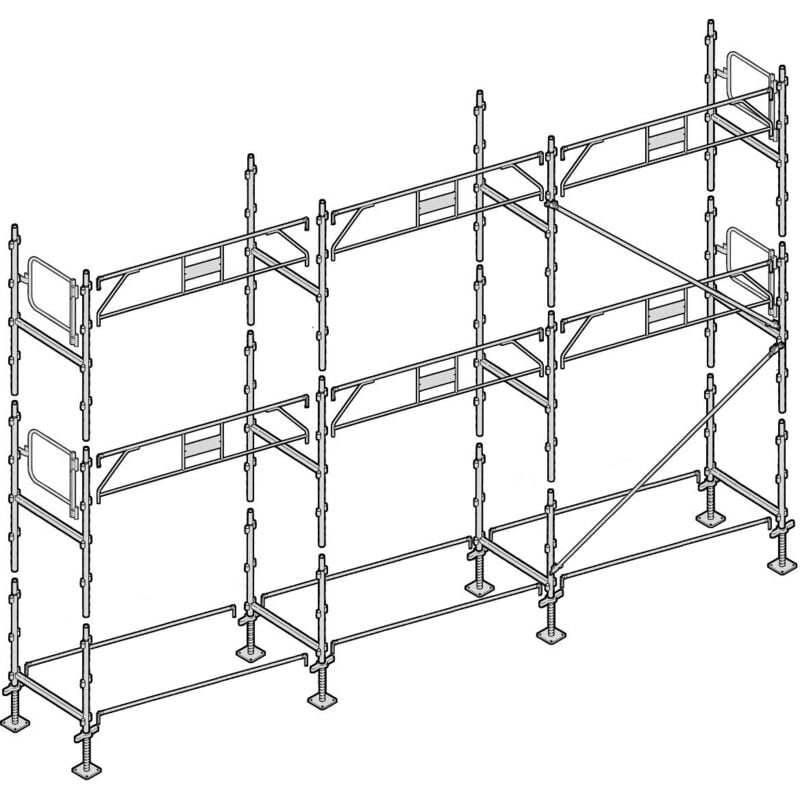 Chafaudage Altrad Façadier 60 m²