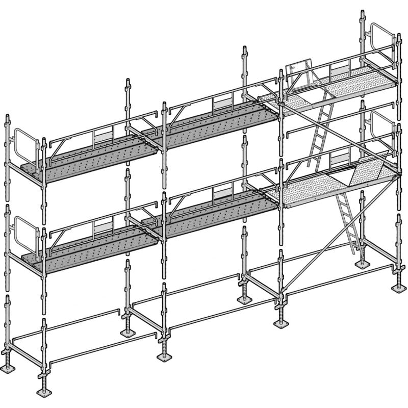 Chafaudage Altrad Façadier 60 m²