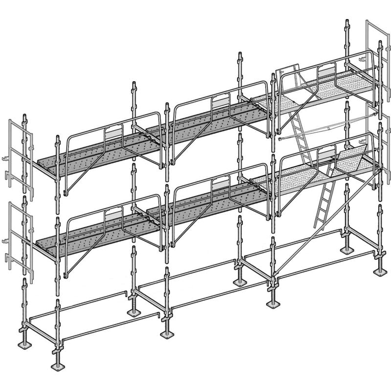 Chafaudage Altrad Façadier 60 m²