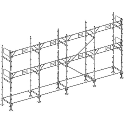 Échafaudage Altrad Façadier 78 m²