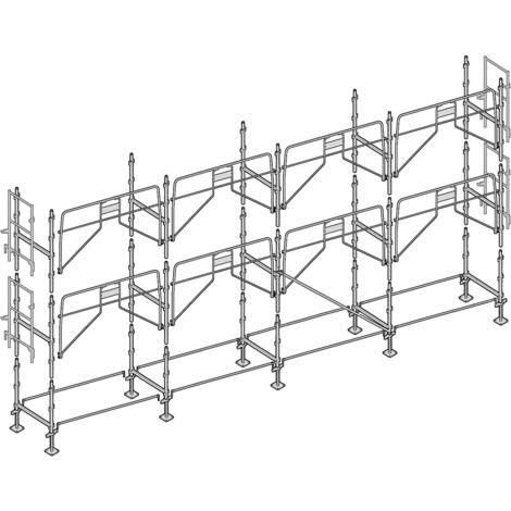 Échafaudage Altrad Façadier 78 m²