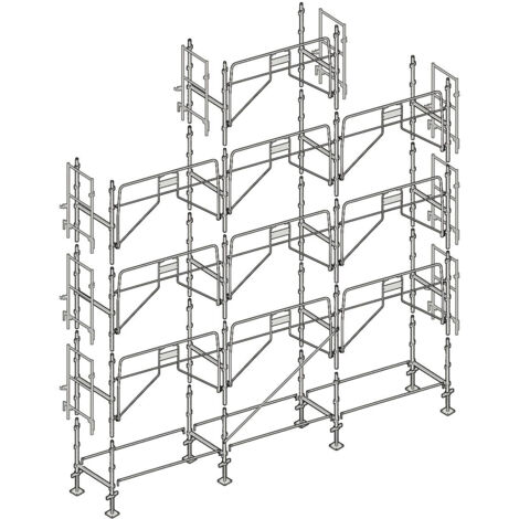Échafaudage Altrad Façadier 88 m²