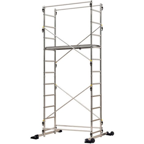 Échafaudage aluminium TEK'UP CENTAURE hauteur de travail 4.55 m - 238703