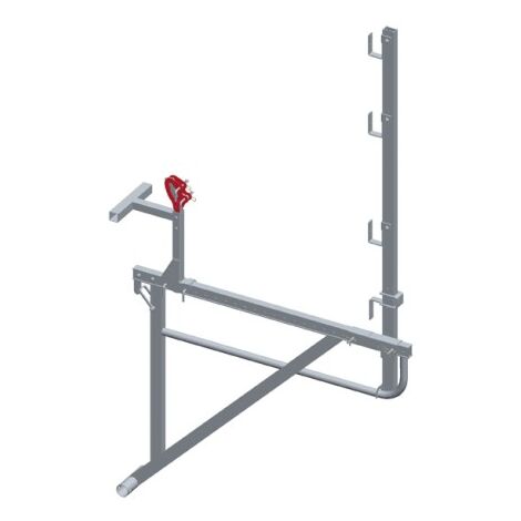 Echafaudage de toit alu avec fixation élingue 5m avec bloqueur - DIMOS - 1500 mm