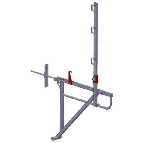 Echafaudage de toit OSSMAN® avec traversée pour mur de 0,65m - DIMOS - 2350 mm