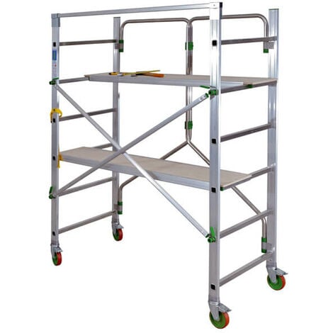Echafaudage domestique: Hauteur de travail max 2.87m - PIEGO
