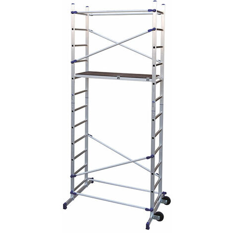 Echafaudage domestique : Hauteur de travail max 4.36m - PN/CLI