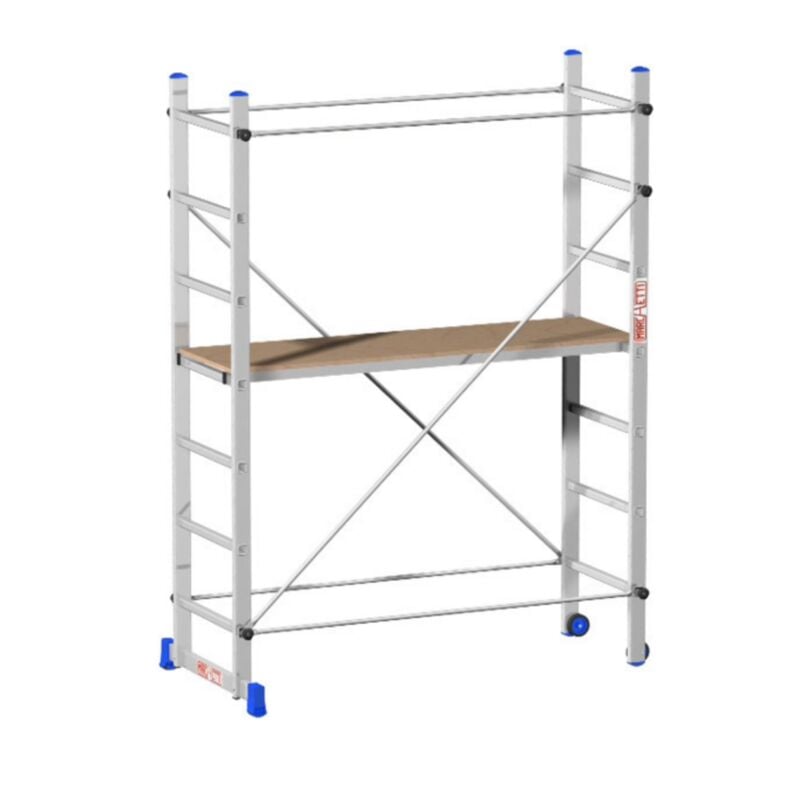 Échafaudage en aluminium Cm. 158x80x210h