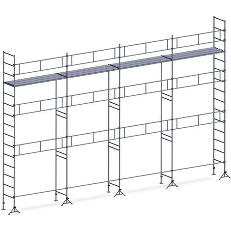 Echafaudage ES49 maçon 104 m² Garde-corps 1 niveau plancher