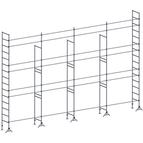 Echafaudage ES49 maçon 104 m² Lisses structure