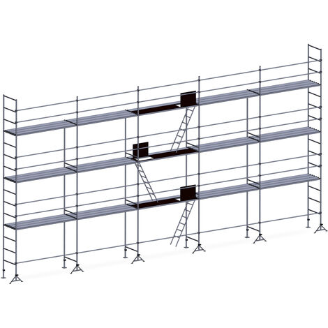 Echafaudage ES49 maçon 128 m² Lisses complet