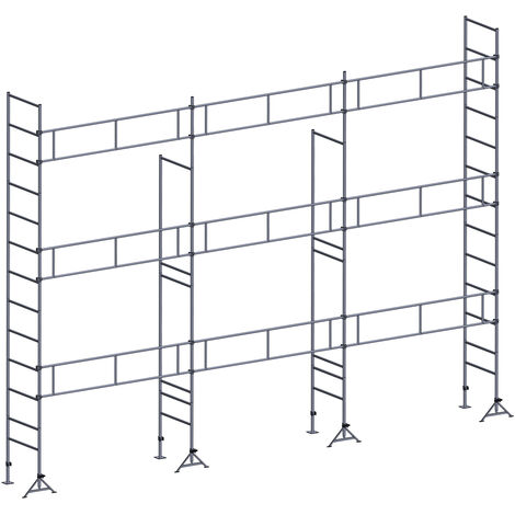 Echafaudage ES49 maçon 70 m² Garde-corps structure