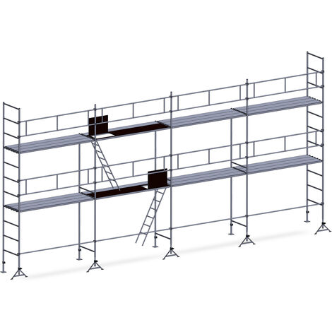 Echafaudage ES49 maçon 78 m² Garde-corps complet