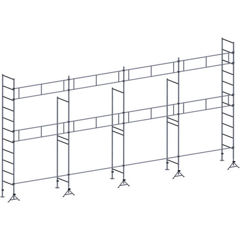 Echafaudage ES49 maçon 78 m² Garde-corps structure