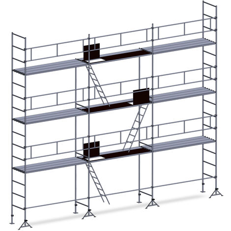 Echafaudage ES49 maçon 80 m² Garde-corps complet