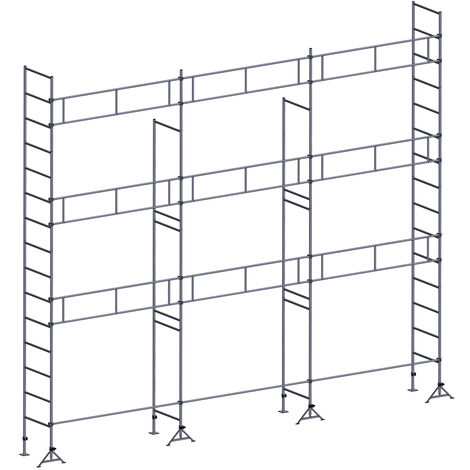Echafaudage ES49 maçon 80 m² Garde-corps structure