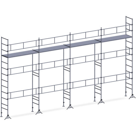 Echafaudage ES49 maçon 91 m² Garde-corps 1 niveau de plancher