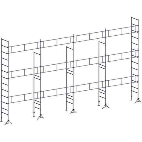 Echafaudage ES49 maçon 91 m² Garde-corps Structure